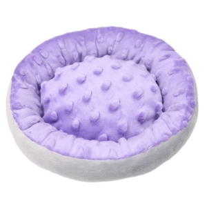 MIMIKO Pets Legowisko okrągłe mini 20cm wrzosowe