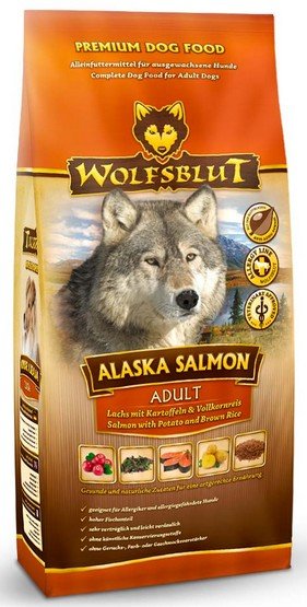 Wolfsblut Dog Alaska Salmon Adult - łosoś, ziemniaki i ryż 12,5kg