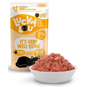 Lucky Lou Lifestage Sterilized Drób i wołowina saszetka 125g