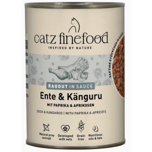 Catz Finefood Ragout in Sauce Kaczka i Kangur (N.607) puszka 380g