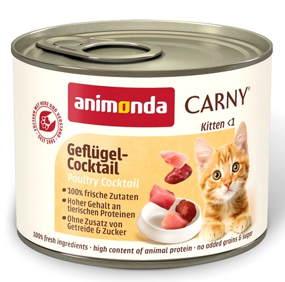 Animonda Carny Kitten Koktajl drobiowy puszka 200g
