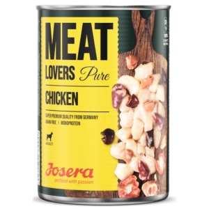 Josera Pies Meat Lovers Pure Kurczak puszka 400g