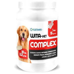 Wita-Vet Complex CA/P=2 3,2g 30tabl. - preparat witaminowy dla ciężarnych suk i szczeniąt