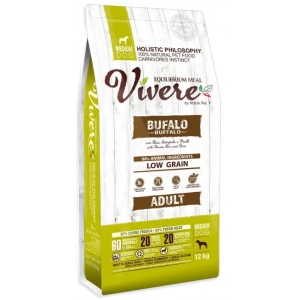 Vivere Dog Medium Adult Buffalo 3kg Karma Monobiałkowa z Bawołem