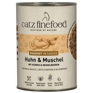 Catz Finefood Ragout in Sauce Kurczak i Omułek (N.613) puszka 380g