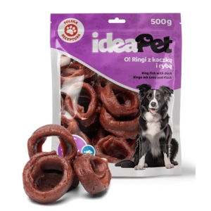 IdeaPet Ringi z kaczką i rybą 500g