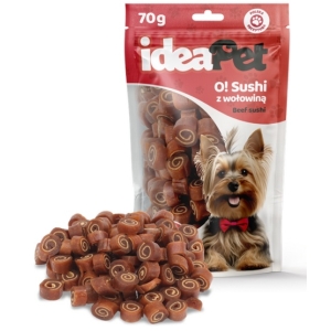 IdeaPet O! Sushi z wołowiną 70g
