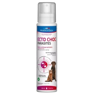 Francodex Ecto Choc Parasites Spray przeciwpasożytniczy dla psów i kotów 200ml
