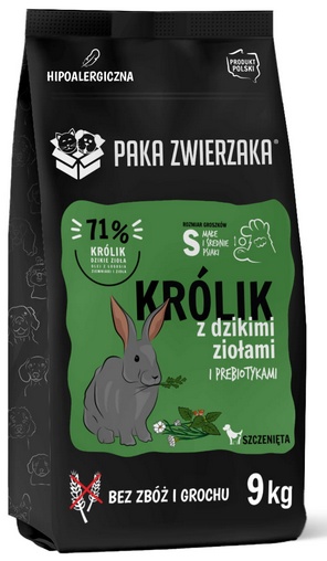 Paka Zwierzaka Seventh Heaven Królik z dzikimi ziołami Puppy S 9kg