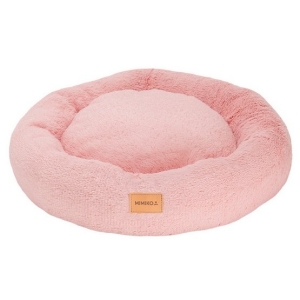 MIMIKO Pets Legowisko Shaggy okrągłe M 45cm różowe