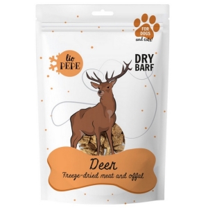 Paka Zwierzaka Lio PEPE Przysmak liofilizowany Deer (mięso jelenia) 60g