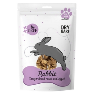 Paka Zwierzaka Lio PEPE Przysmak liofilizowany Rabbit (wątróbka królika) 60g