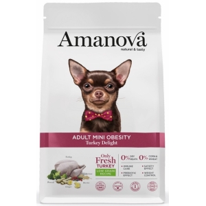 Amanova Dog Adult Mini Obesity Turkey Delight - indyk 7kg
