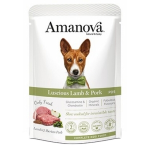 Amanova Dog Adult Luscious Lamb & Pork - jagnięcina i wieprzowina saszetka 300g [P05]