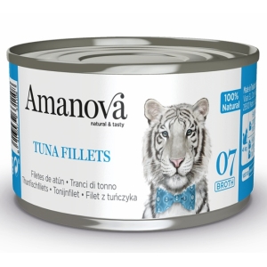 Amanova Cat Tuna Fillets - tuńczyk w bulionie puszka 70g [07]