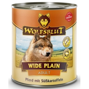 Wolfsblut Dog Wide Plain Adult - konina i bataty puszka 800G