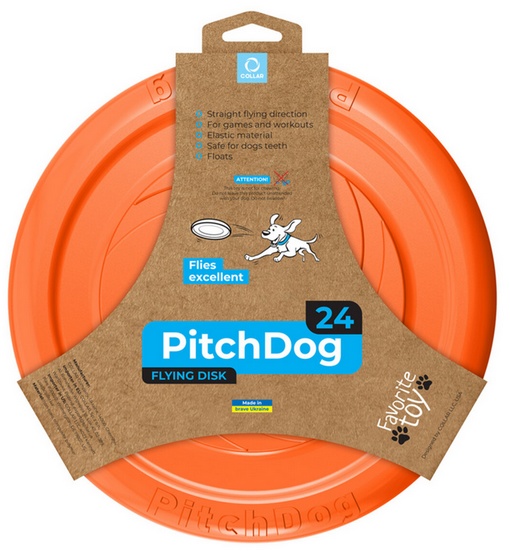 Collar PitchDog24 Latający dysk 24cm pomarańczowy