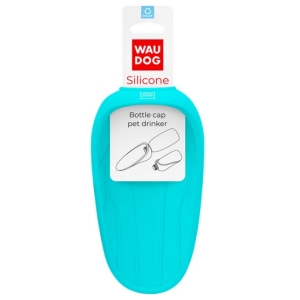 Collar WauDog Silicone Dysza do picia - końcówka 165x90mm niebieska