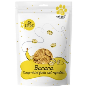 Paka Zwierzaka Lio PEPE Przysmak liofilizowany Banana (banan) 30g