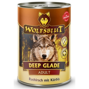 Wolfsblut Dog Deep Glade Adult - jeleń i dynia puszka 395g