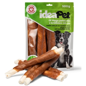 IdeaPet Mega pałeczka z królikiem 500g