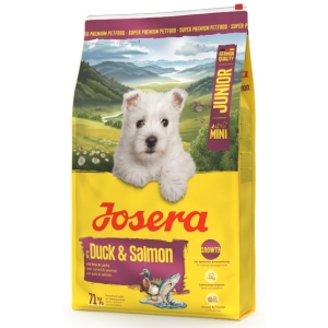 Josera Pies Mini Junior Duck & Salmon 900g