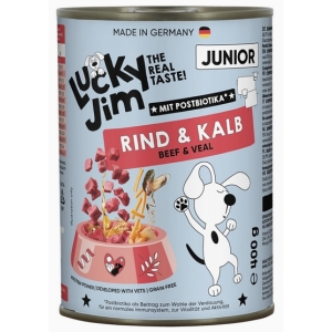Lucky Jim Classic Junior Wołowina i cielęcina puszka 400g