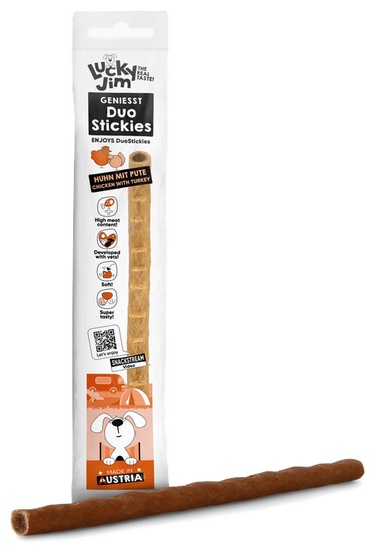 Lucky Jim DuoStickies Kurczak i indyk 15g