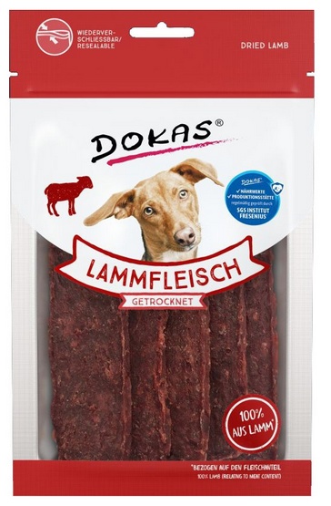 Dokas Pies Paski jagnięcina 70g