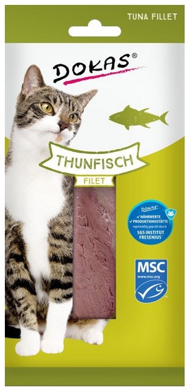 Dokas Kot Filet z tuńczyka 22g