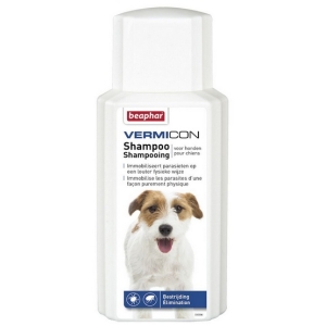 Beaphar Vermicon Szampon dla psa przeciwko pchłom i kleszczom 200ml