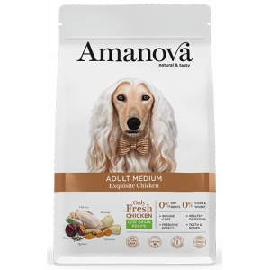 Amanova Dog Adult Medium Exquisite Chicken - kurczak 2kg