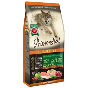 Primordial Dog Grain Free Adult Chicken & Salmon 12kg