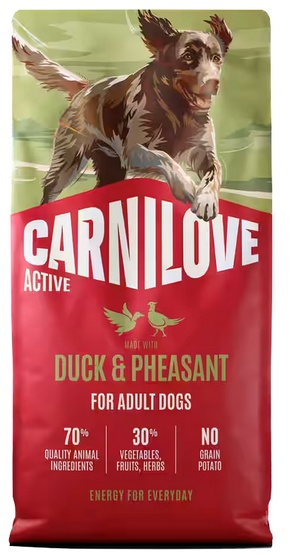 Carnilove Dog Active Duck & Pheasant Adult - kaczka i bażant 1,5kg