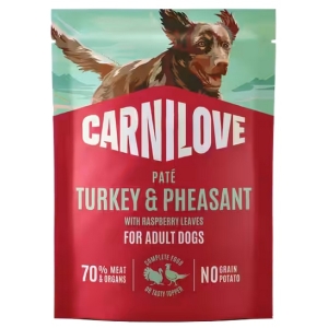 Carnilove Dog Turkey & Pheasant - indyk i bażant saszetka 300g