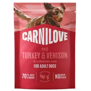 Carnilove Dog Turkey & Venison - indyk i dziczyzna saszetka 300g