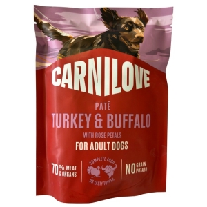 Carnilove Dog Turkey & Buffalo - indyk i bawół saszetka 300g