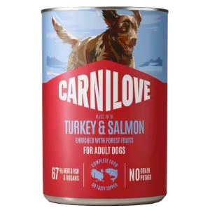 Carnilove Dog Salmon & Turkey Adult - łosoś i indyk puszka 400g