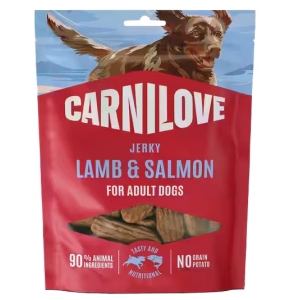 Carnilove Dog Jerky Lamb & Salmon - jagnięcina i łosoś 100g