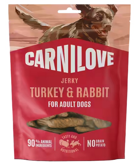 Carnilove Dog Jerky Turkey & Rabbit - indyk i królik 100g