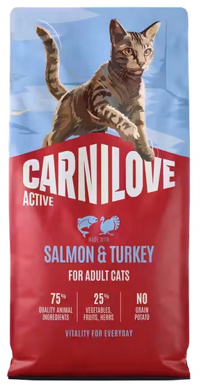 Carnilove Cat Active Salmon & Turkey - łosoś i indyk 2kg