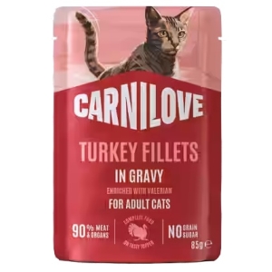 Carnilove Cat Turkey - indyk w sosie saszetka 85g