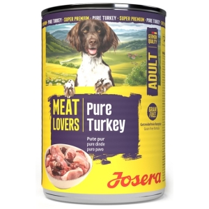 Josera Pies Meat Lovers Pure Indyk puszka 400g