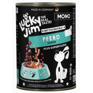Lucky Jim Mono Adult Konina puszka 400g