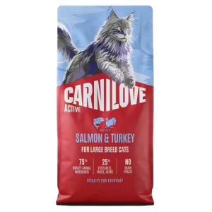 Carnilove Cat Active Salmon & Turkey Adult Large Breed - kaczka i indyk 2kg