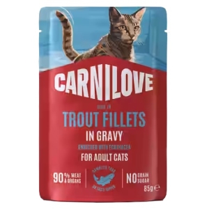 Carnilove Cat Trout - pstrąg w sosie saszetka 85g