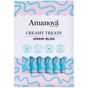 Amanova Cat Creamy Treats Umami Bliss Chicken & Katsuobushi - kurczak i katsuobushi 6x15g