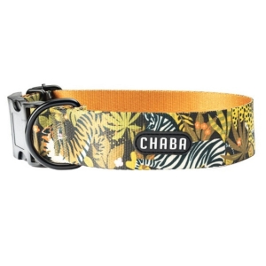 CHABA Obroża regulowana Bull Story IV M/L Jungle
