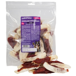 Chrup&Go Przysmak dla psa Uszy królika nadziewane 500g