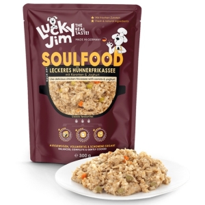 Lucky Jim SoulFood Potrawka z kurczakiem, marchewką i jogurtem 300g